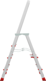 Aluminum professional stepladder with 350×260 mm platform NV3130 sku 3130104