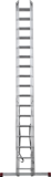 Three-section aluminum multipurpose ladder NV1230 sku 1230317
