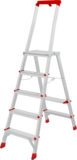 Aluminum professional stepladder with 350×260 mm platform and tool tray NV3135 sku 3135105