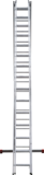 Three-section aluminum multipurpose ladder NV1230 sku 1230315