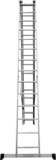 Three-section aluminum multipurpose ladder NV1230 sku 1230314