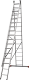Three-section aluminum multipurpose ladder NV1230 sku 1230315