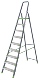 Steel stepladder with 130 mm aluminum steps NV2137 sku 2137109