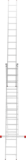 Three-section aluminum multipurpose ladder NV2230 sku 2230313