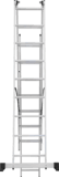 Three-section aluminum multipurpose ladder NV1230 sku 1230309