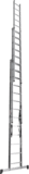 Three-section aluminum multipurpose ladder NV1230 sku 1230313