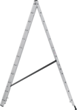 Three-section aluminum multipurpose ladder NV1230