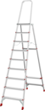 Aluminum professional stepladder with 350×260 mm platform NV3130 sku 3130109