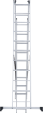 Three-section aluminum multipurpose ladder NV1230 sku 1230311