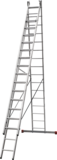 Three-section aluminum multipurpose ladder NV1230 sku 1230316
