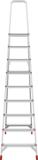 Aluminum professional stepladder with 350×260 mm platform NV3130 sku 3130109