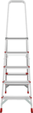 Aluminum professional stepladder with 350×260 mm platform NV3130 sku 3130105