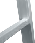 Multipurpose aluminum professional hinged rung ladder 400 mm width NV3320