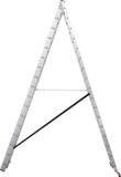 Three-section aluminum multipurpose ladder NV1230 sku 1230317
