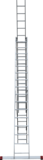 Three-section aluminum multipurpose ladder NV1230 sku 1230316