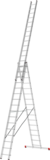 Three-section aluminum multipurpose ladder NV2230 sku 2230316
