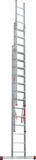 Профессиональная алюминиевая трёхсекционная лестница NV3230