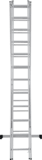 Three-section aluminum multipurpose ladder NV1230