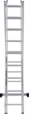 Three-section aluminum multipurpose ladder NV1230 sku 1230309