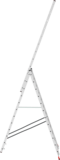 Three-section aluminum multipurpose ladder NV2230 sku 2230312