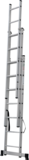 Three-section aluminum multipurpose ladder NV1230 sku 1230307