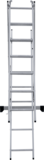 Three-section aluminum multipurpose ladder NV1230 sku 1230307
