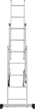 Three-section aluminum multipurpose ladder NV1230 sku 1230305