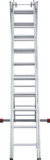 Индустриальная алюминиевая трехсекционная лестница NV5230