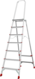 Aluminum professional stepladder with 350×260 mm platform NV3130 sku 3130107