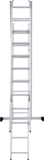 Three-section aluminum multipurpose ladder NV1230 sku 1230310