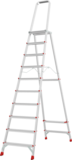 Aluminum professional stepladder with 350×260 mm platform NV3130 sku 3130110