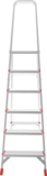 Aluminum professional stepladder with 350×260 mm platform NV3130
