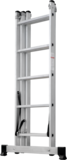 Three-section aluminum multipurpose ladder NV1230 sku 1230305