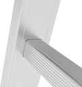 Multipurpose aluminum professional hinged rung ladder 500 mm width NV3321