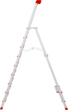 Aluminum professional stepladder with 350×260 mm platform and tool tray NV3135 sku 3135109