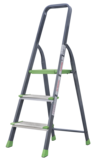 Steel stepladder with 130 mm aluminum steps NV2137 sku 2137103