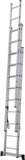 Three-section aluminum multipurpose ladder NV1230 sku 1230309