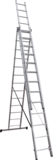 Three-section aluminum multipurpose ladder NV1230 sku 1230313