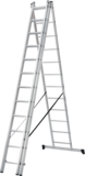 Three-section aluminum multipurpose ladder NV1230