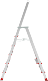 Aluminum professional stepladder with 350×260 mm platform NV3130