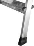 Aluminum double-sided stepladder with 350×260 mm platform NV2120