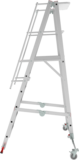 Industrial mobile folding stepladder with platform NV 5540 sku 5540106