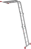Multipurpose aluminum hinged rung ladder 340 mm width NV2320 sku 2320234