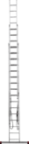 Three-section aluminum multipurpose ladder NV1230 sku 1230316