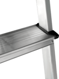 Aluminum double-sided stepladder with 350×260 mm platform NV2120
