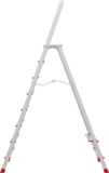 Aluminum professional stepladder with 350×260 mm platform NV3130 sku 3130108
