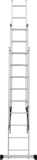 Three-section aluminum multipurpose ladder NV1230 sku 1230309