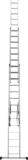 Three-section aluminum multipurpose ladder NV1230 sku 1230314