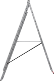 Three-section aluminum multipurpose ladder NV1230 sku 1230315