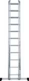 Three-section aluminum multipurpose ladder NV1230 sku 1230311